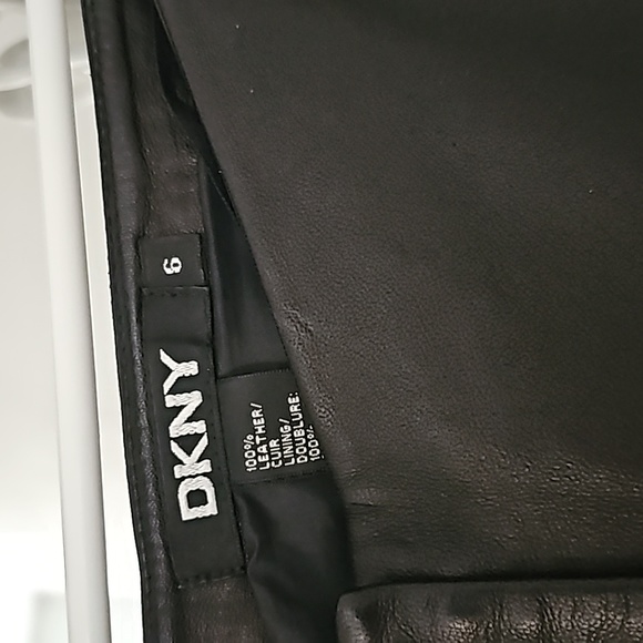 DKNY leather Pants - Picture 3 of 3